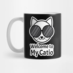 Welcome to My Catio | Black Mug